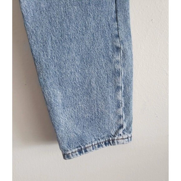 Levis Jeans Mens 30x30 Red Plaid Knee 512 Slim Straight Tapered  Distressed - Picture 4 of 9